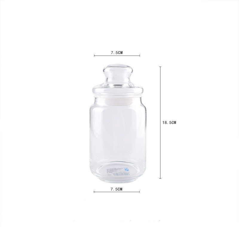 Airtight Glass Storage Jar – Kitchen Food & Pantry Container