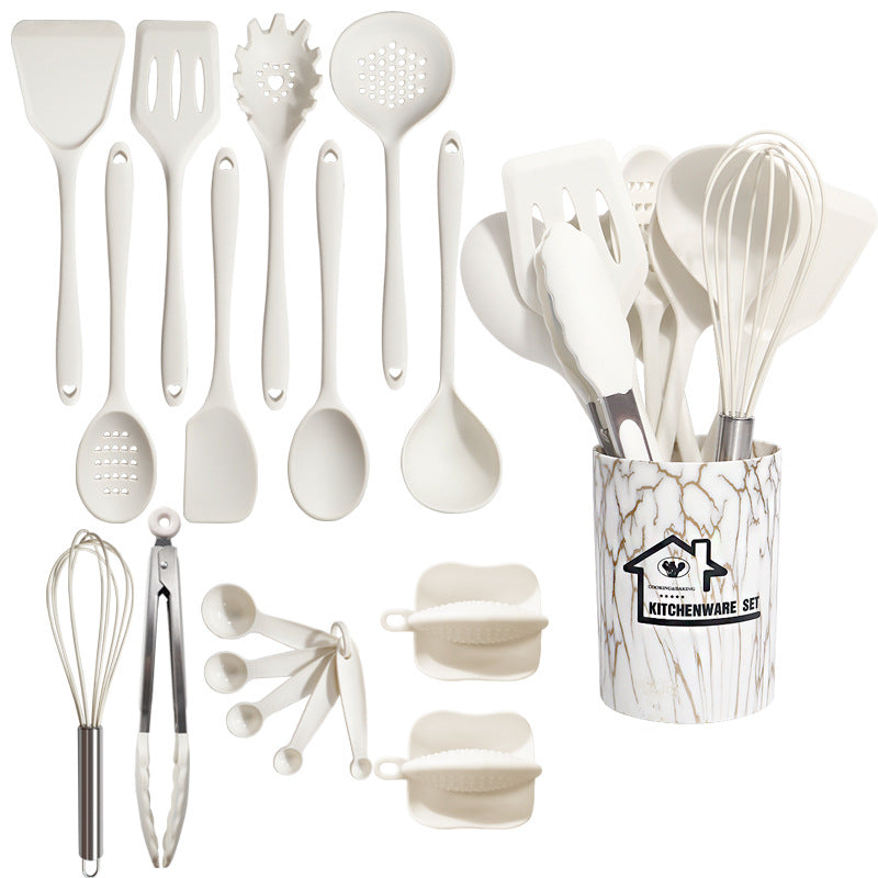 Food-Grade Silicone Kitchen Utensil Set – Heat-Resistant Cooking Tools
