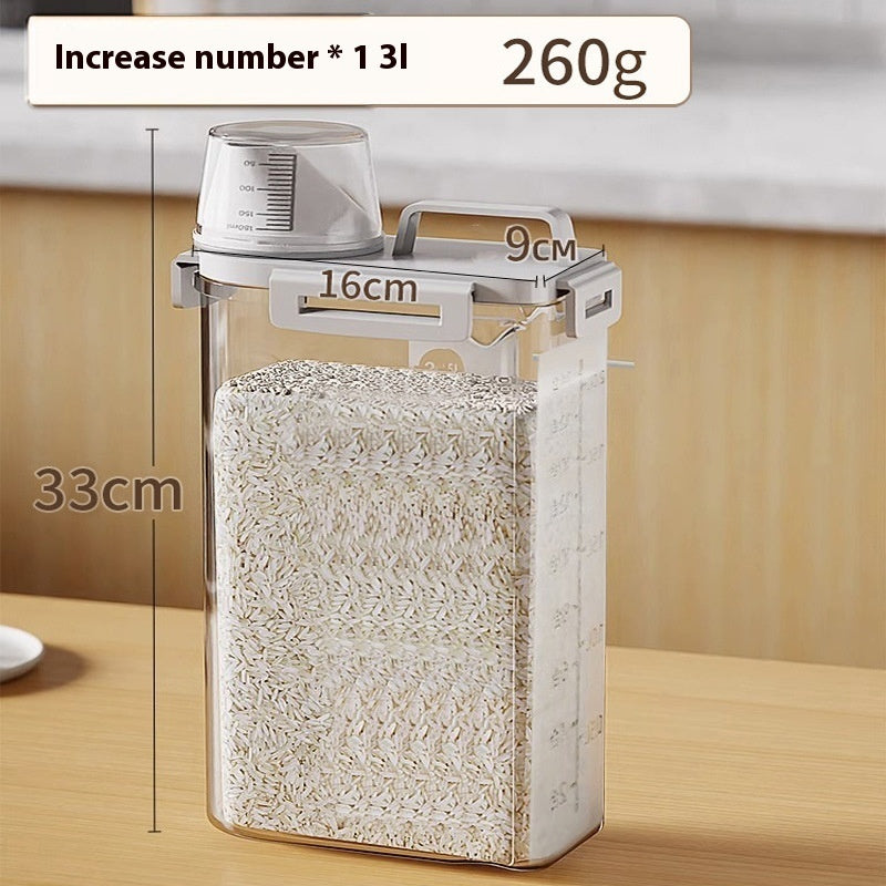 Food Grade Airtight Storage Container – Cereal, Rice & Noodle Jar