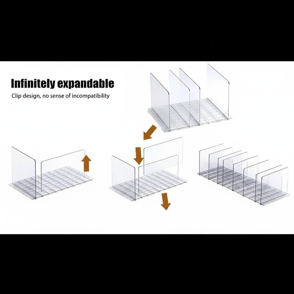 Acrylic Organizer – Easy Assembly
