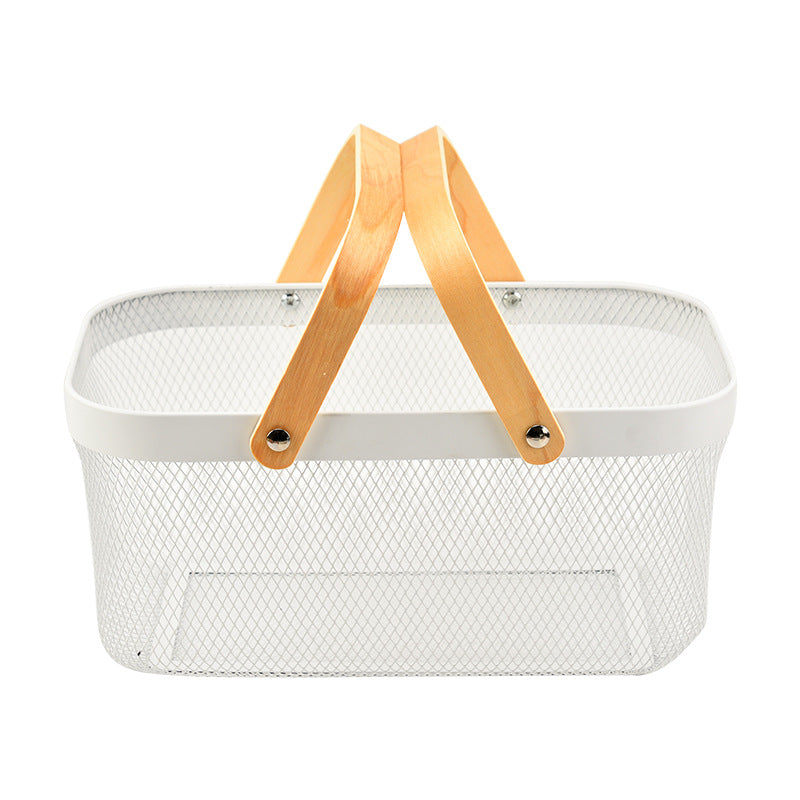 Metal Wire Family Storage Basket – Multi-Purpose Home Organiser