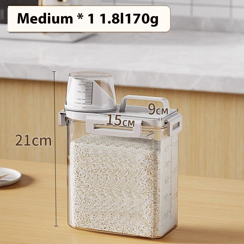 Food Grade Airtight Storage Container – Cereal, Rice & Noodle Jar