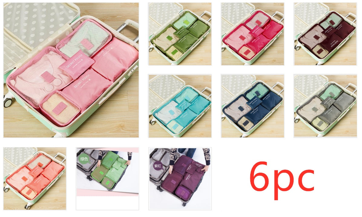 Waterproof Nylon Packing Cubes – Durable Travel Organiser Bag Set