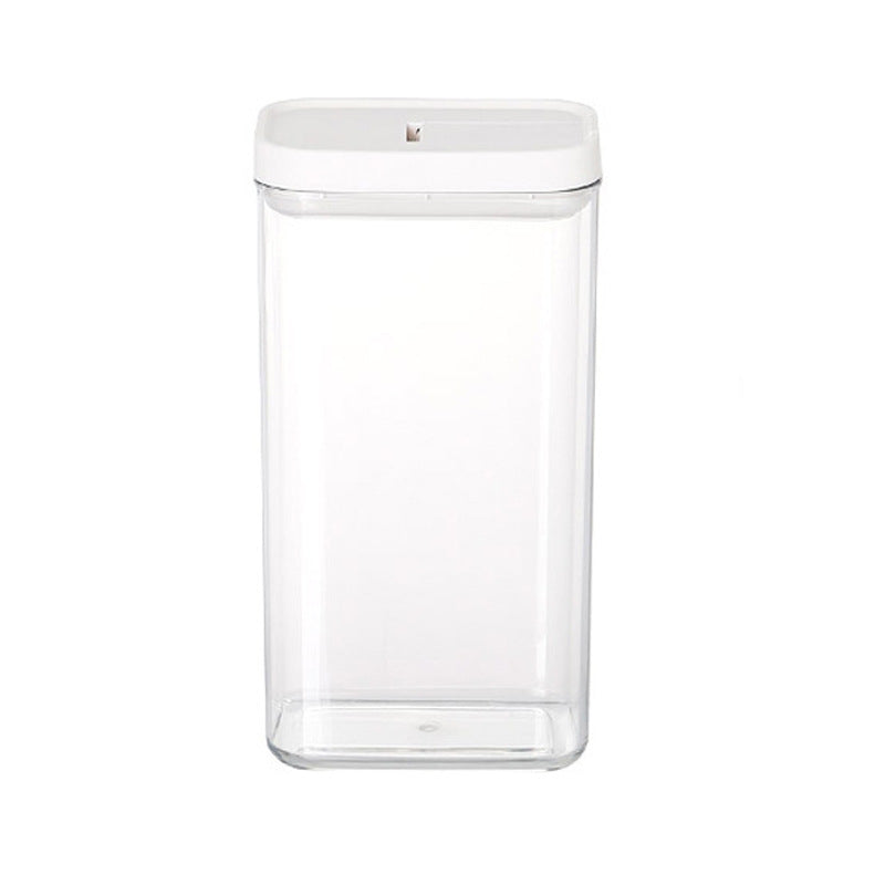 Square Airtight Pasta Storage Jars – Transparent Food Containers (500ml–1800ml)