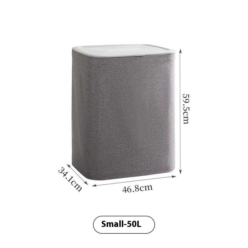 Fabric Laundry Basket with Lid – Multi-Purpose Bathroom & Bedroom Storage