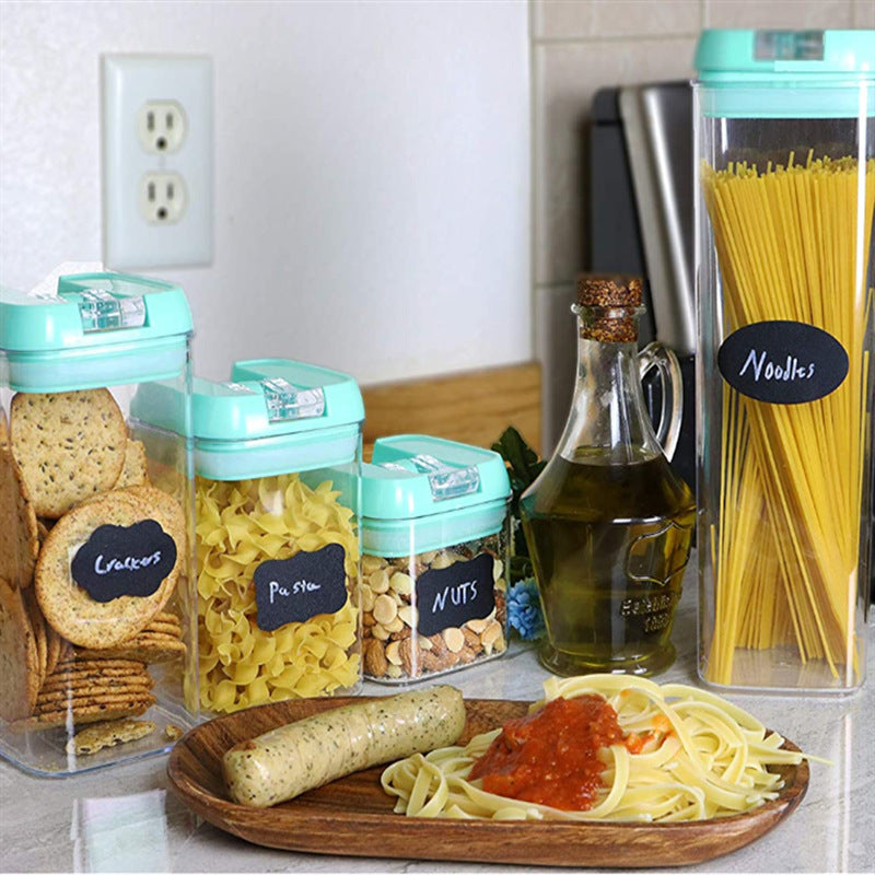 Stackable Airtight Food Storage Jars – Set of 7 (0.5L to 1.9L)