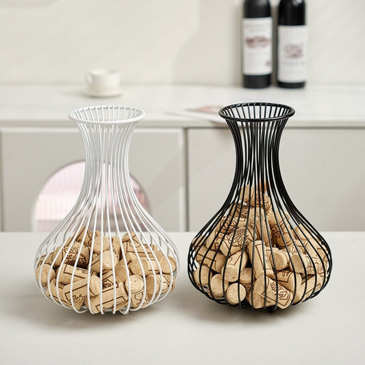 Wine Cork Collector Basket – Bar & Home Decoration Display