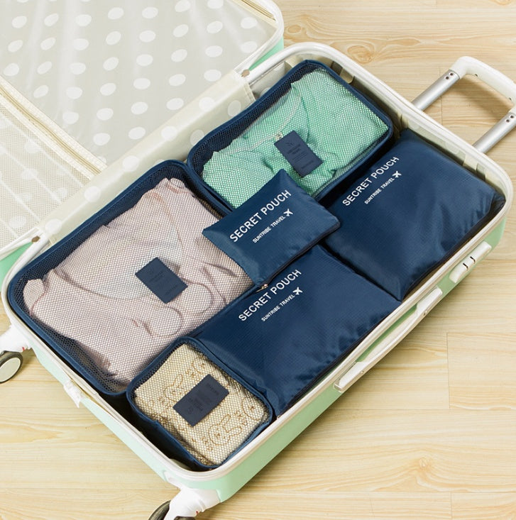 Waterproof Nylon Packing Cubes – Durable Travel Organiser Bag Set