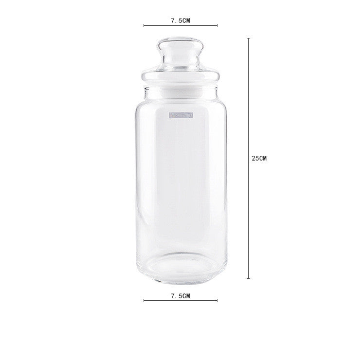 Airtight Glass Storage Jar – Kitchen Food & Pantry Container