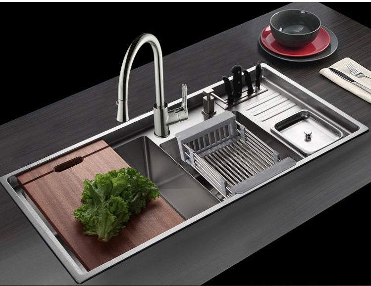 Kitchen Sink Drain Basket – Stainless Steel Strainer & Food Waste Catcher