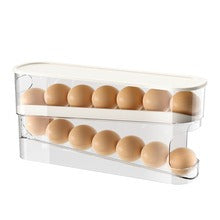 Slide-Out Egg Dispenser – Anti-Break Fridge & Countertop Egg Storage Tray