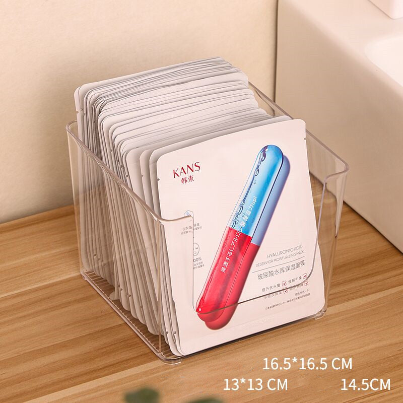Acrylic Desk Organiser with Drawers – Cosmetic & Mask Storage Rack