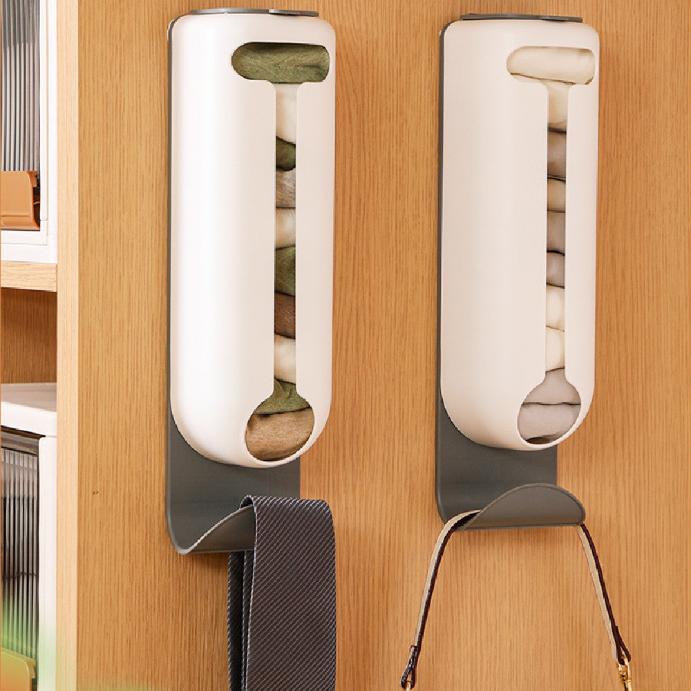 Wall-Mounted Bin Bag Dispenser – Kitchen Rubbish Bag Storage Box