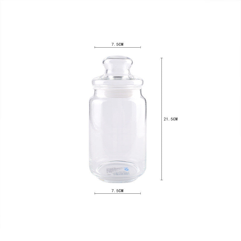Airtight Glass Storage Jar – Kitchen Food & Pantry Container