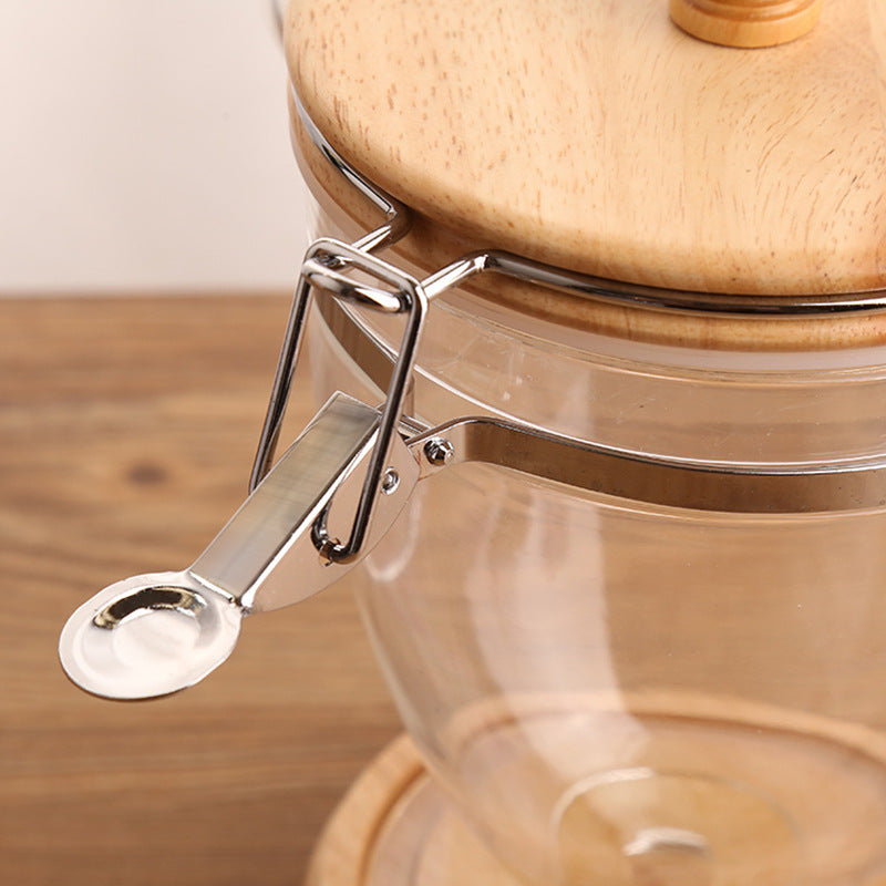 Coffee Bean Storage Jar – Food-Grade Plastic Airtight Coffee Canister