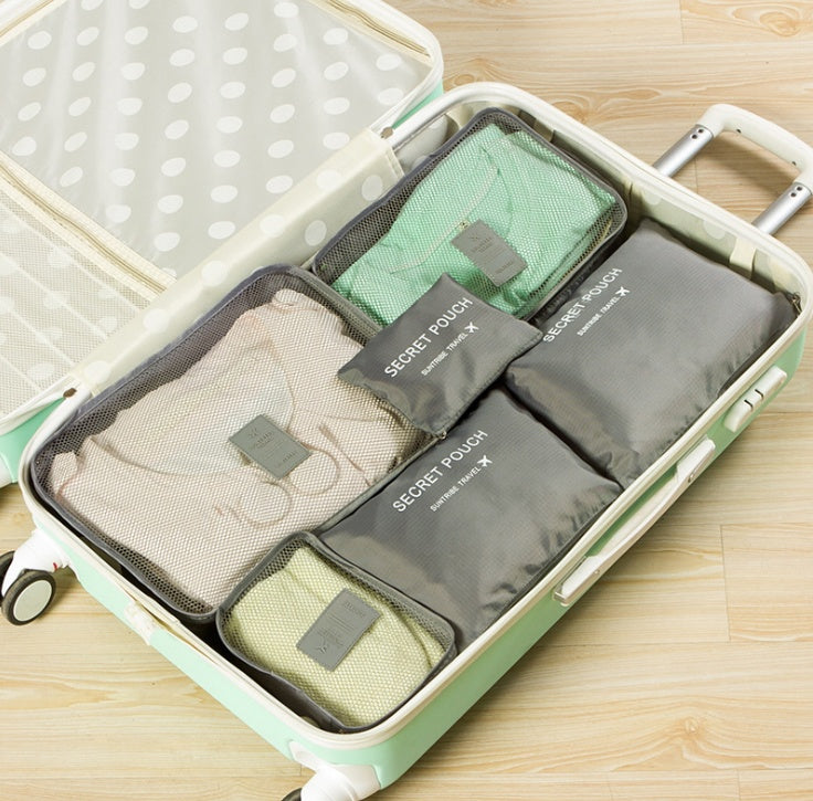 Waterproof Nylon Packing Cubes – Durable Travel Organiser Bag Set
