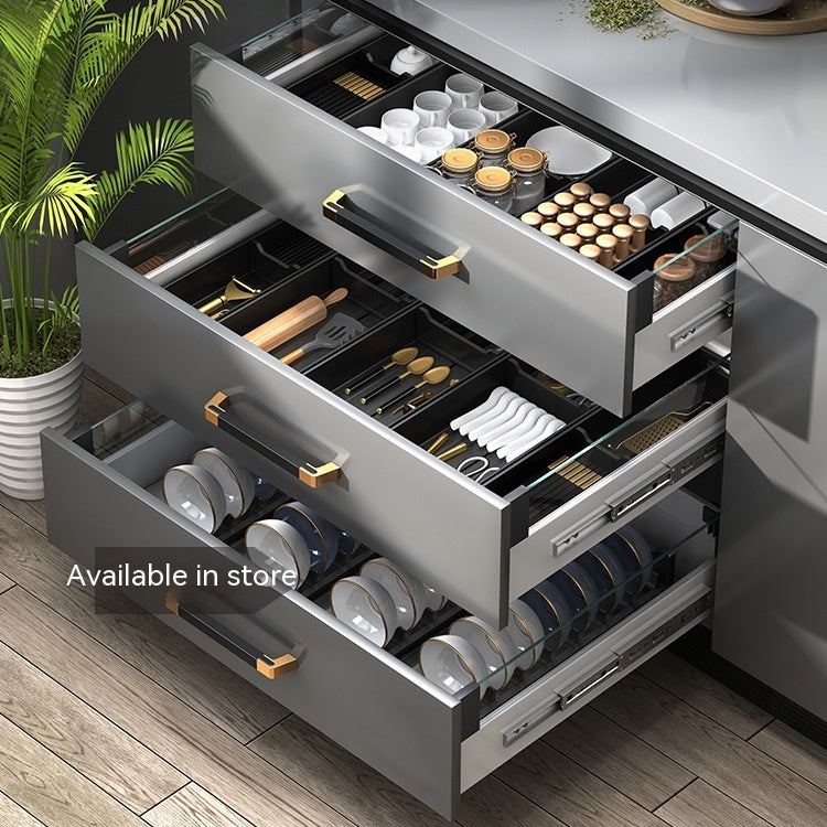 Kitchen Drawer Storage Box Partition – Modular Aluminium Organiser