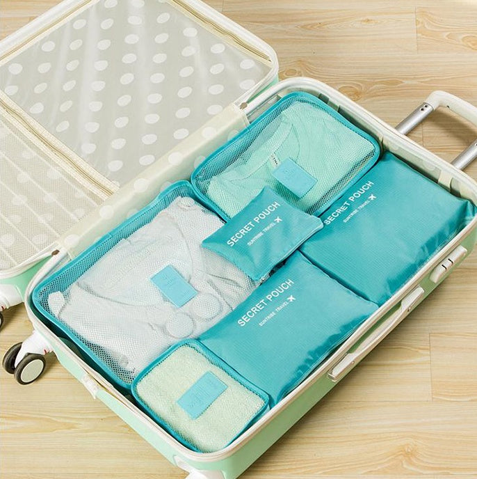 Waterproof Nylon Packing Cubes – Durable Travel Organiser Bag Set
