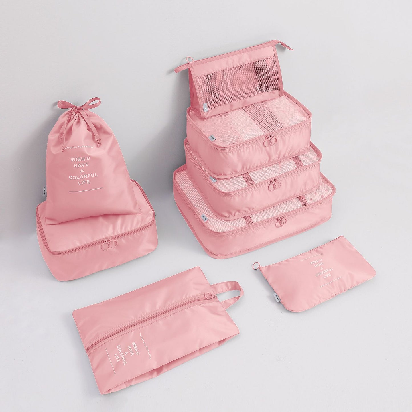 Waterproof Oxford Toiletry Bag Set – Multi-Piece Travel Makeup Organiser