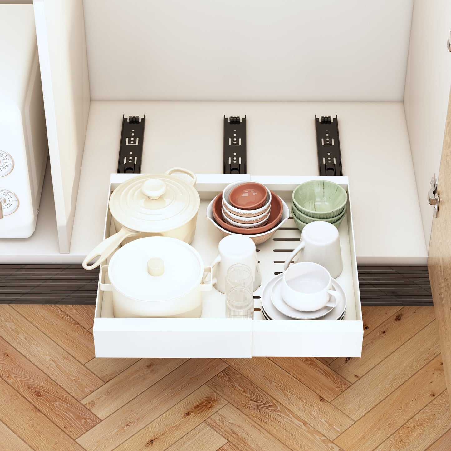Bathroom Washstand Storage Box – Punch-Free Wall Shelf Organiser