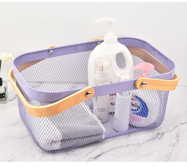 Metal Wire Family Storage Basket – Multi-Purpose Home Organiser