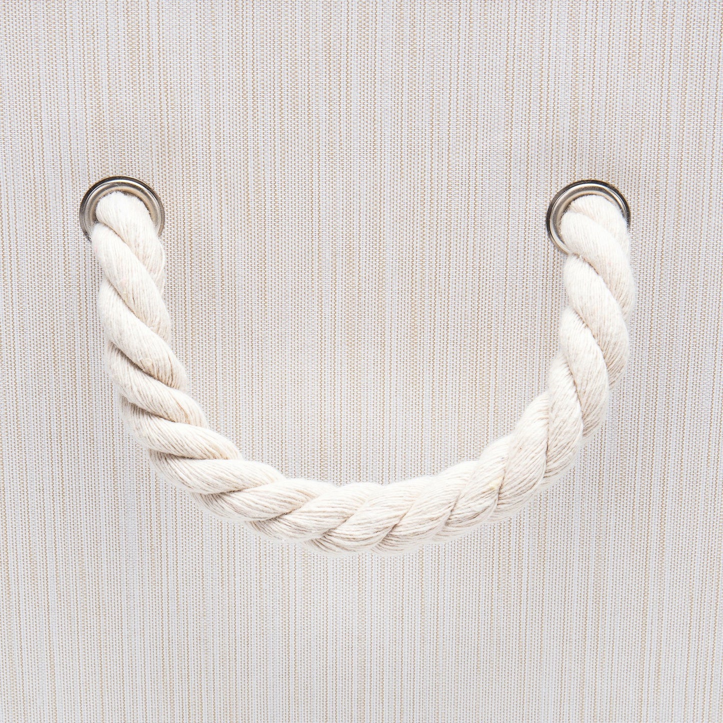 Cotton Rope Clothes Storage Organiser – Slub Texture Laundry & Home Basket