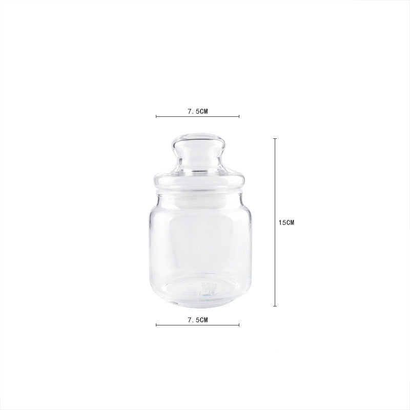 Airtight Glass Storage Jar – Kitchen Food & Pantry Container
