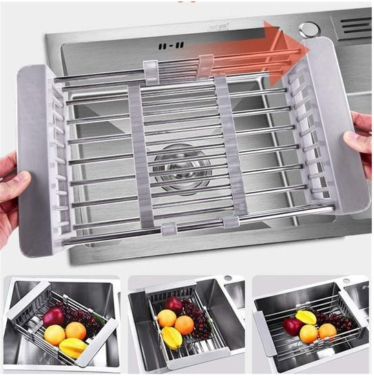 Kitchen Sink Drain Basket – Stainless Steel Strainer & Food Waste Catcher