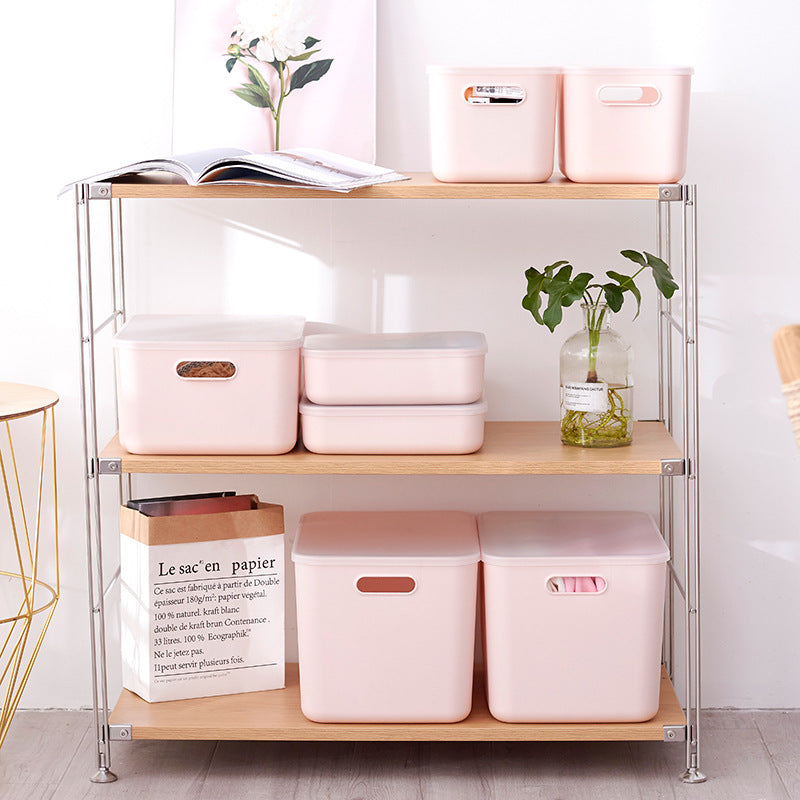 Thickened PP Storage Box – Multi-Purpose Home Organiser with Lid