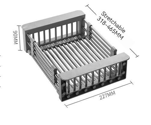 Kitchen Sink Drain Basket – Stainless Steel Strainer & Food Waste Catcher