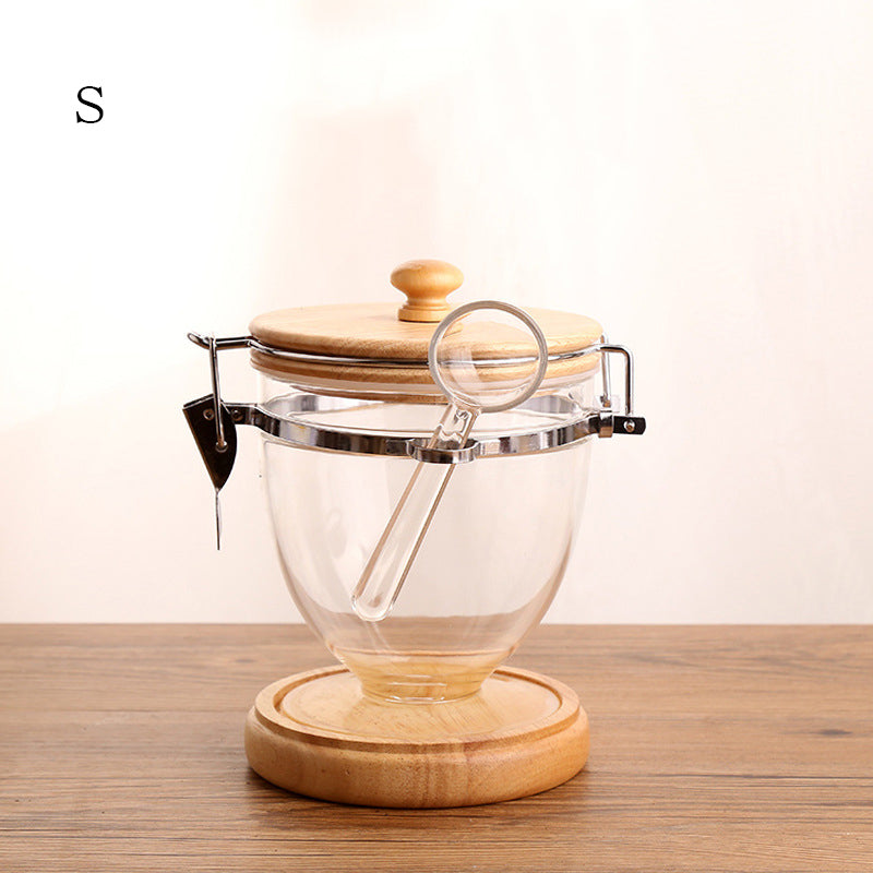 Coffee Bean Storage Jar – Food-Grade Plastic Airtight Coffee Canister