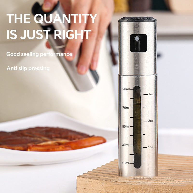 Glass Oil Spray Bottle – Precision Mist Dispenser for Cooking & BBQ