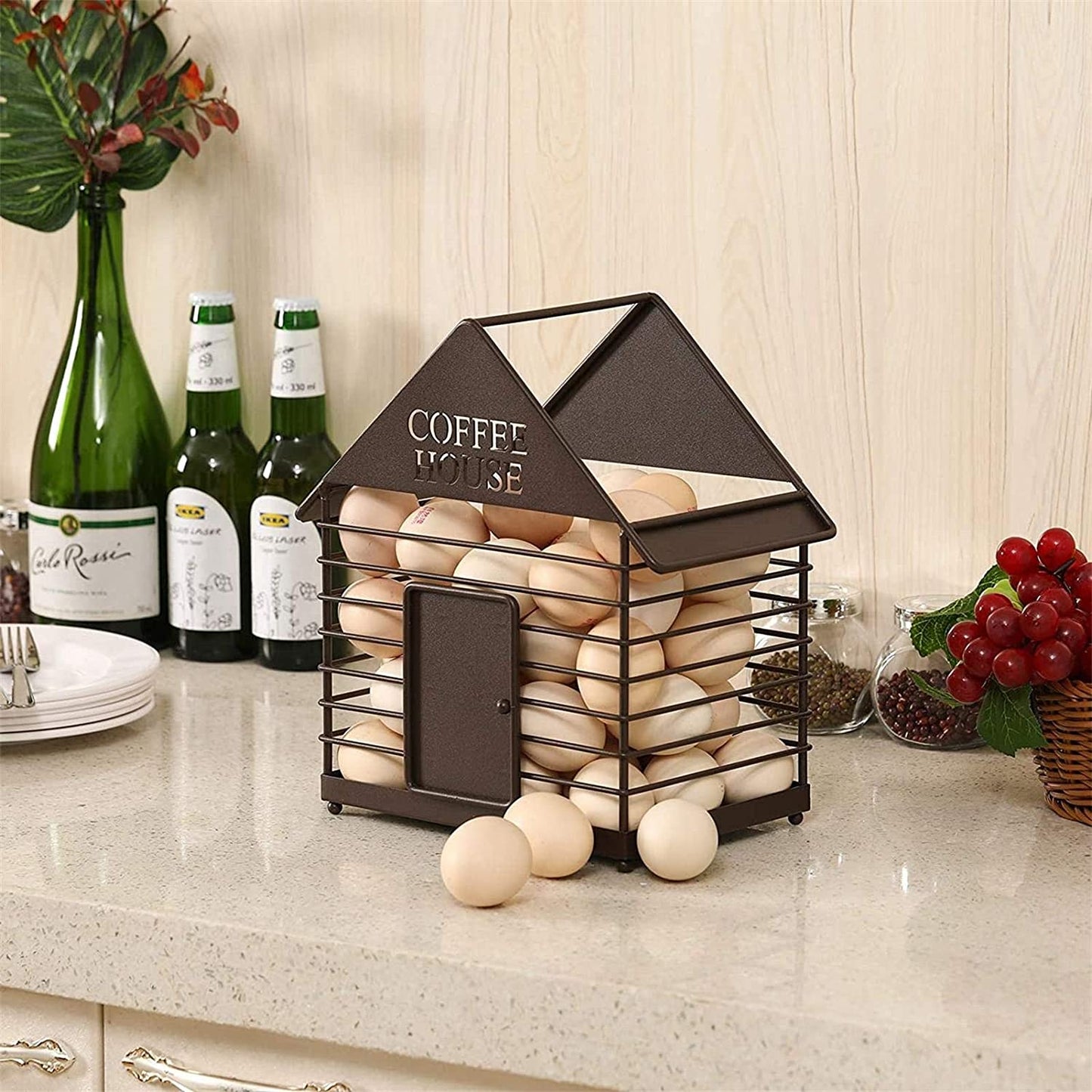 Metal Wire Storage Basket – Fruit, Bread & Snack Organiser