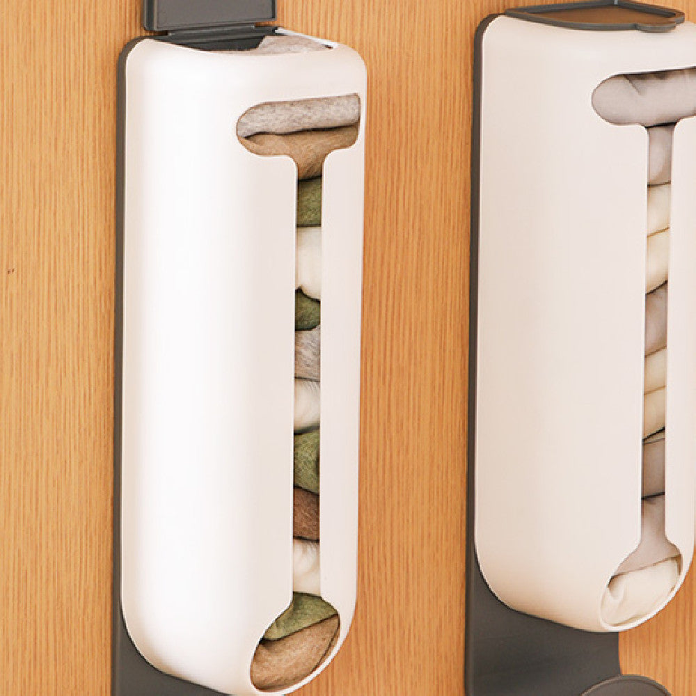 Wall-Mounted Bin Bag Dispenser – Kitchen Rubbish Bag Storage Box
