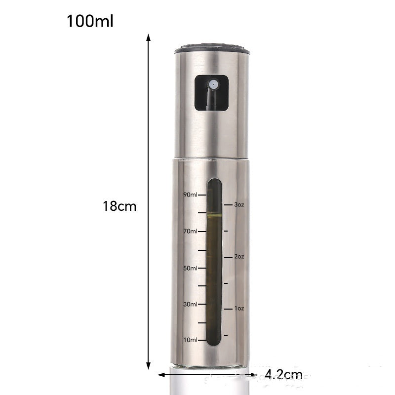 Glass Oil Spray Bottle – Precision Mist Dispenser for Cooking & BBQ
