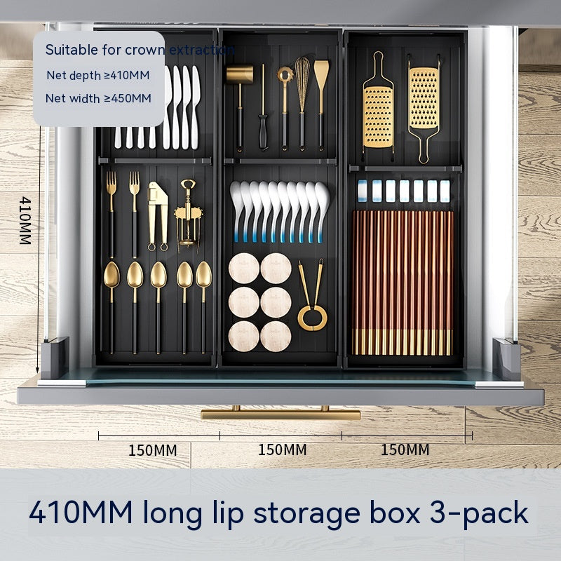 Kitchen Drawer Storage Box Partition – Modular Aluminium Organiser