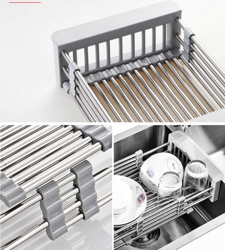Kitchen Sink Drain Basket – Stainless Steel Strainer & Food Waste Catcher