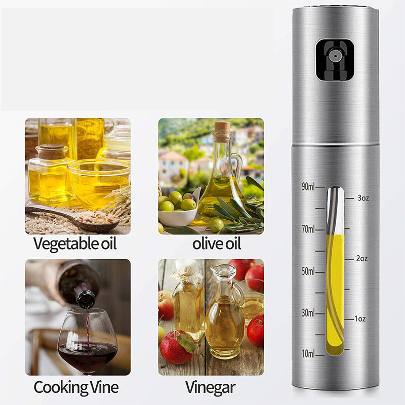 Glass Oil Spray Bottle – Precision Mist Dispenser for Cooking & BBQ