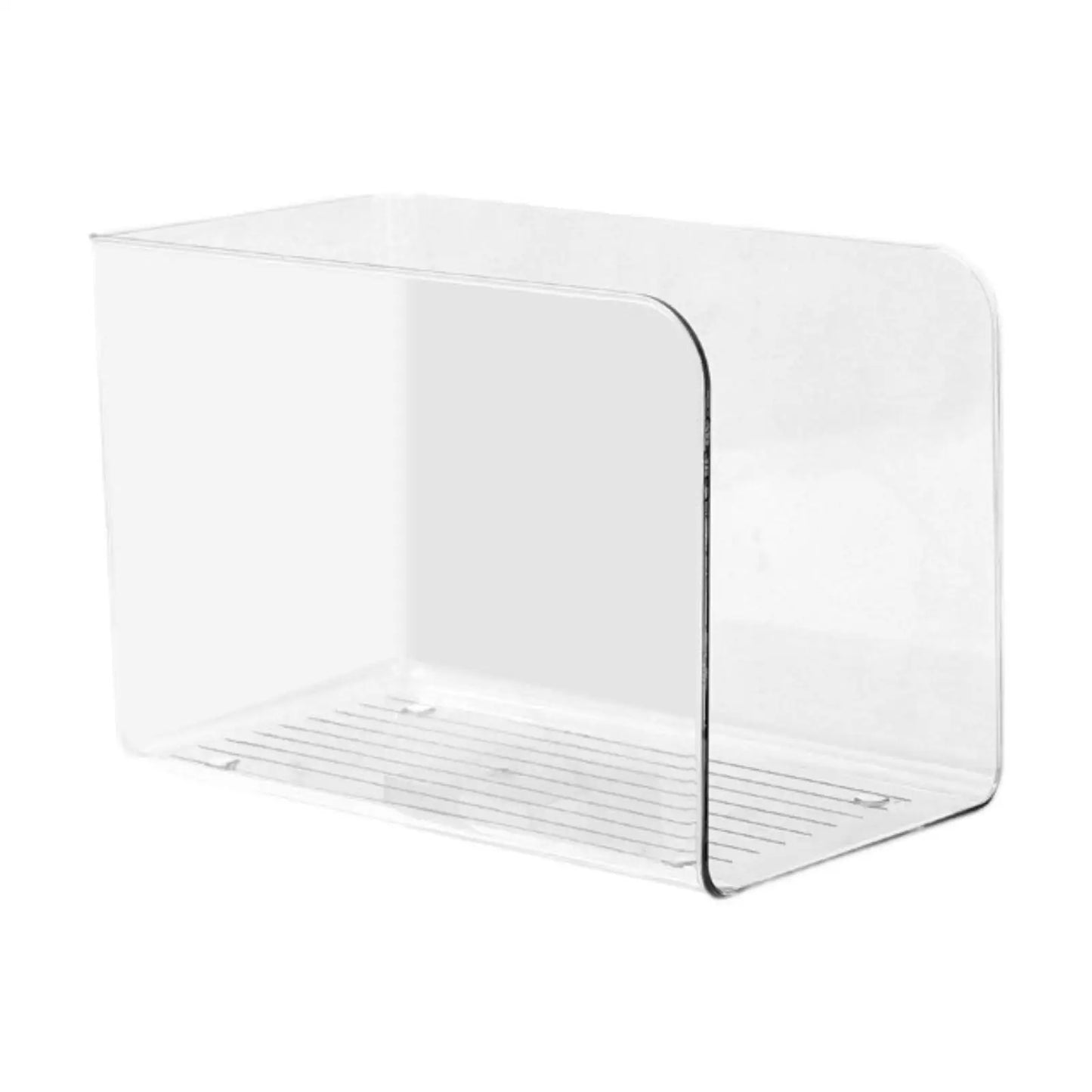 Clear Magazine Holder & File Organiser Stand | Countertop Book, Mail & Document Rack