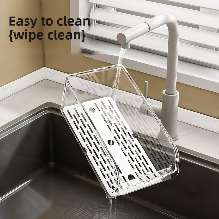 Clear Fridge Organiser Bin | Refrigerator Storage Container for Fruit, Veg, Food & Drinks
