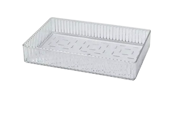 Clear Plastic Drawer Organiser Set | Bathroom, Kitchen, Makeup & Desk Storage Bins