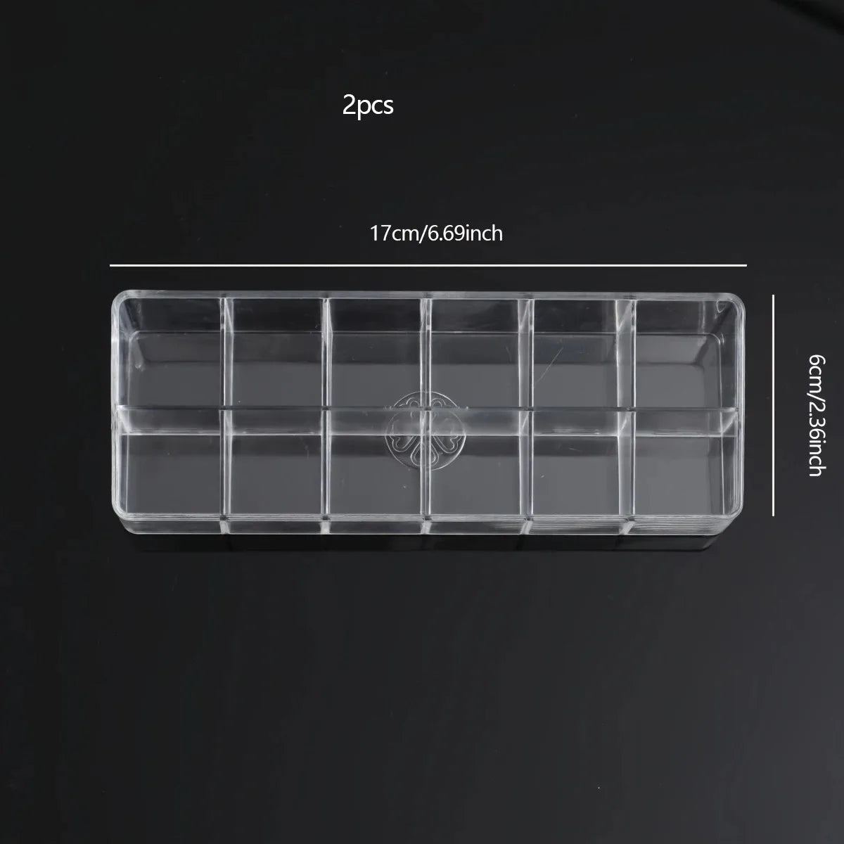 Clear 12-Grid Lipstick Stand & Makeup Organiser | Cosmetic Display Holder for Vanity
