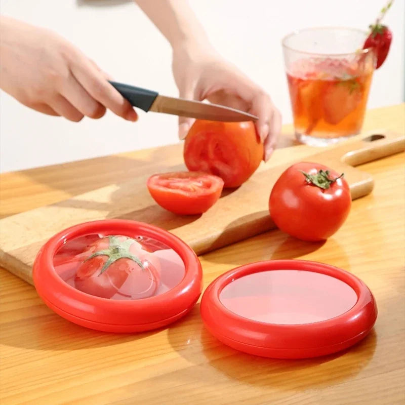 Reusable Fruit & Vegetable Fresh-Keeping Container | Avocado, Lemon & Onion Keeper