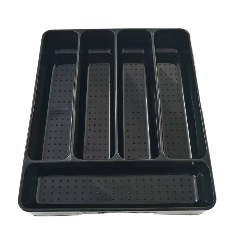 Adjustable Kitchen Drawer Organiser with Sliding Dividers | Cutlery, Knife & Utensil Tray