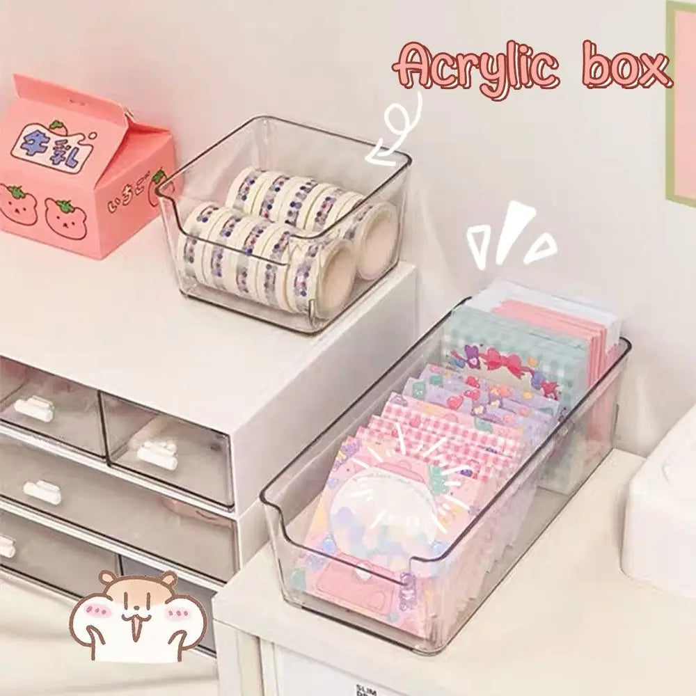 Clear Stackable Storage Bin | Fridge, Drawer, Pantry & Countertop Organiser