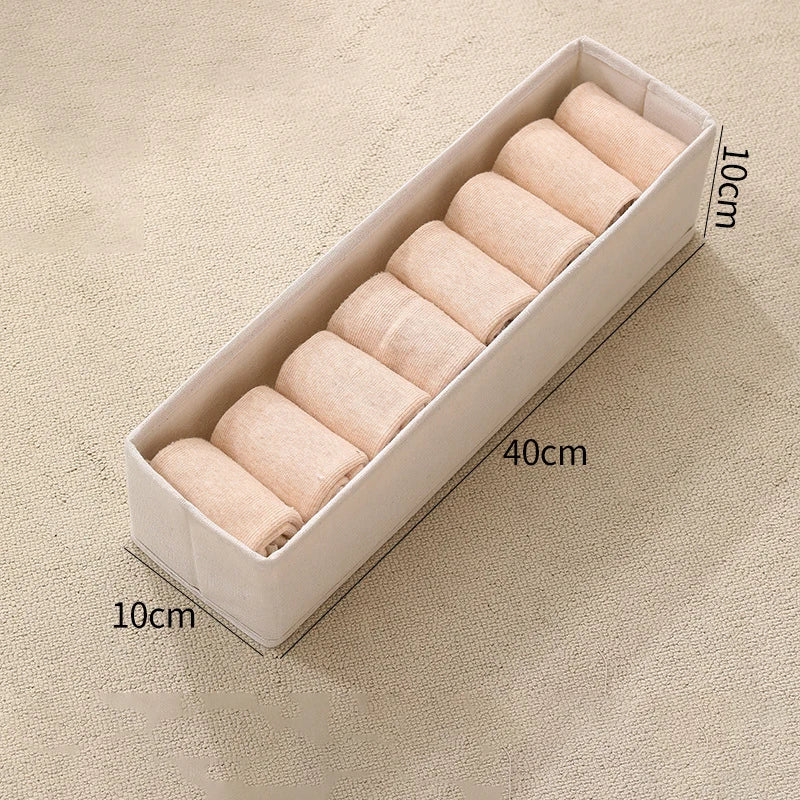 Foldable Wardrobe Organiser Box for T-Shirts, Jeans & Underwear | S, M, L, XL