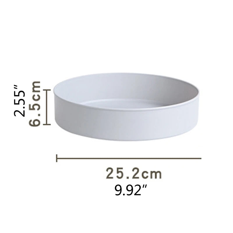 360° Rotating Turntable Cabinet Organiser | Non-Slip Spice & Cosmetic Lazy Susan