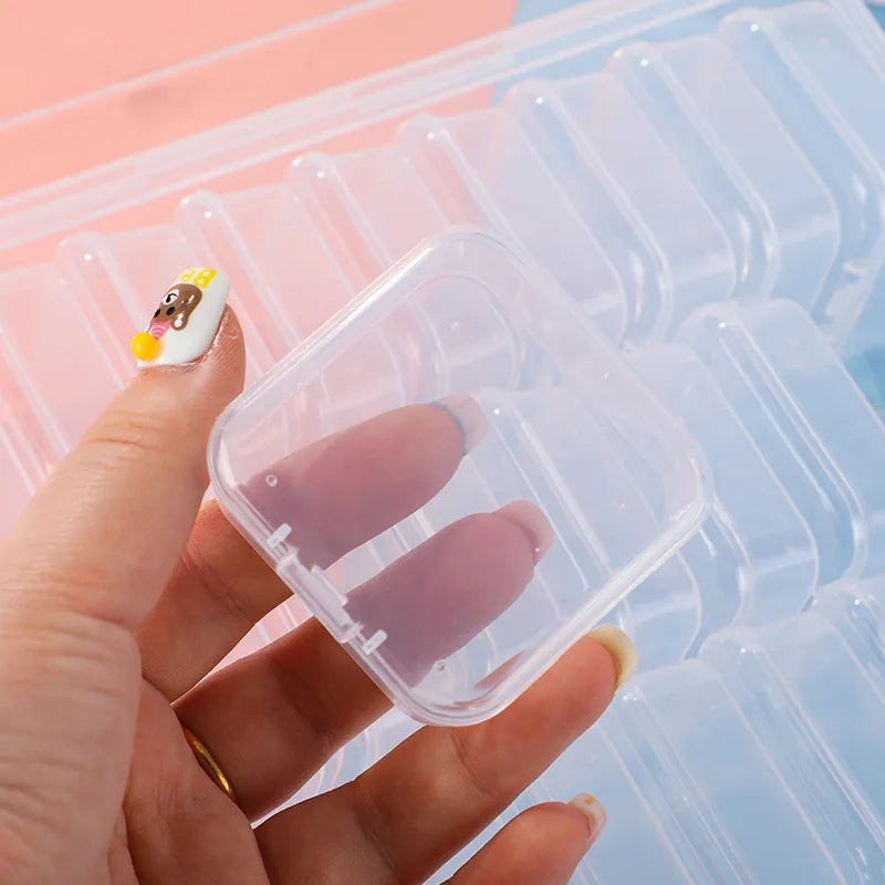 Clear Rhinestone & Nail Art Storage Boxes | Bead, Jewellery & Craft Organiser Set
