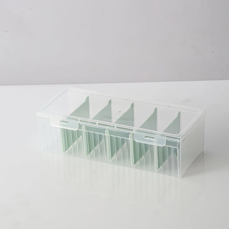 Clear Plastic Card Storage Box with Adjustable Dividers | Holds 550+ Game & Trading Cards