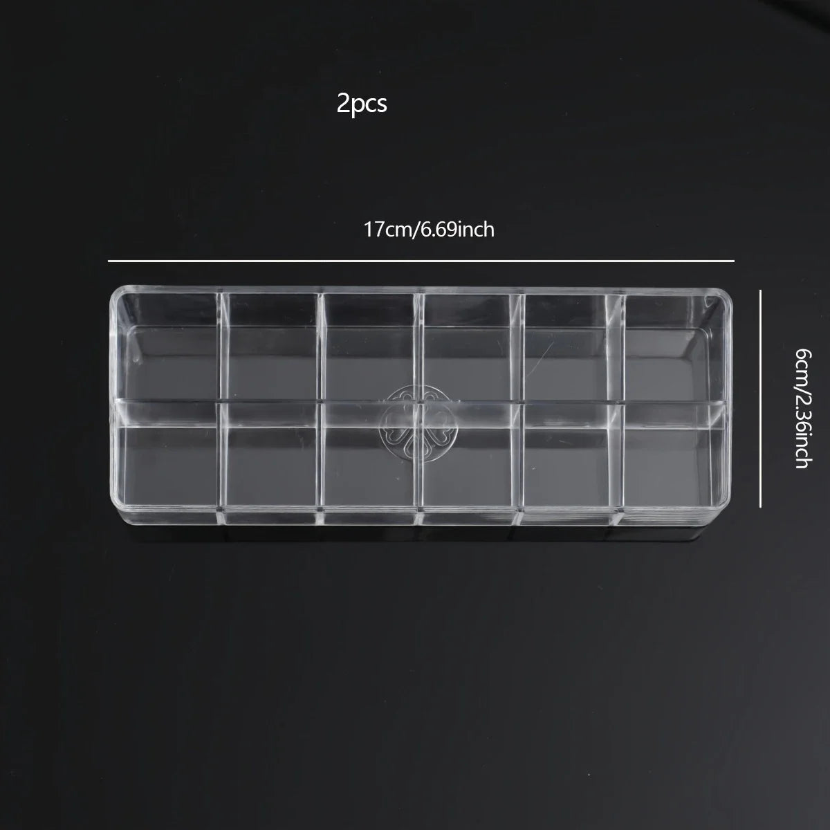 Clear 12-Grid Lipstick Stand & Makeup Organiser | Cosmetic Display Holder for Vanity